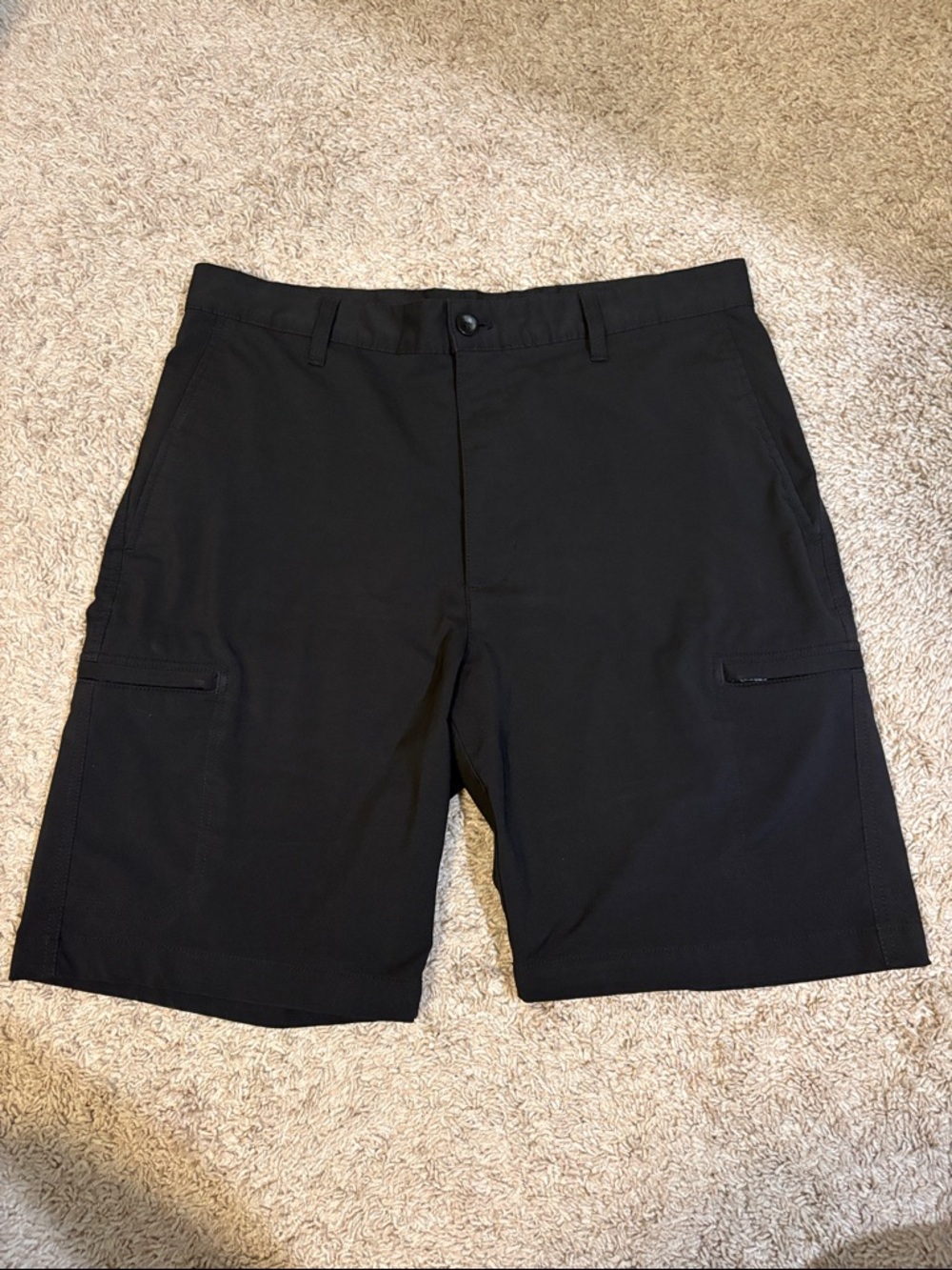 Men's Black Cargo Shorts